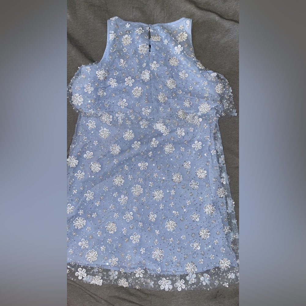 Zara Blue and White Halter Sundress for Wedding Guest